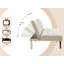Canapé-lit futon de 68 po avec pieds en métal Blathnat-527529632