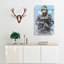 Smiley Policeman by Banksy - Wrapped Canvas-55338418