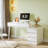 Katzir 55.12'' W Reversible Desk with Drawers
