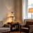 3-Light Bronze Crystal Table Lamp Light