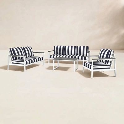 Ensemble de conversation Townsend pour 4 personnes avec coussins Sunbrella