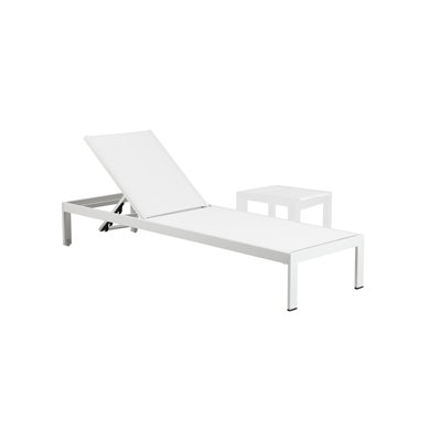 Aynura 25" Patio Chaise Lounge Set