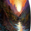 Horloge murale Sunset-93381167