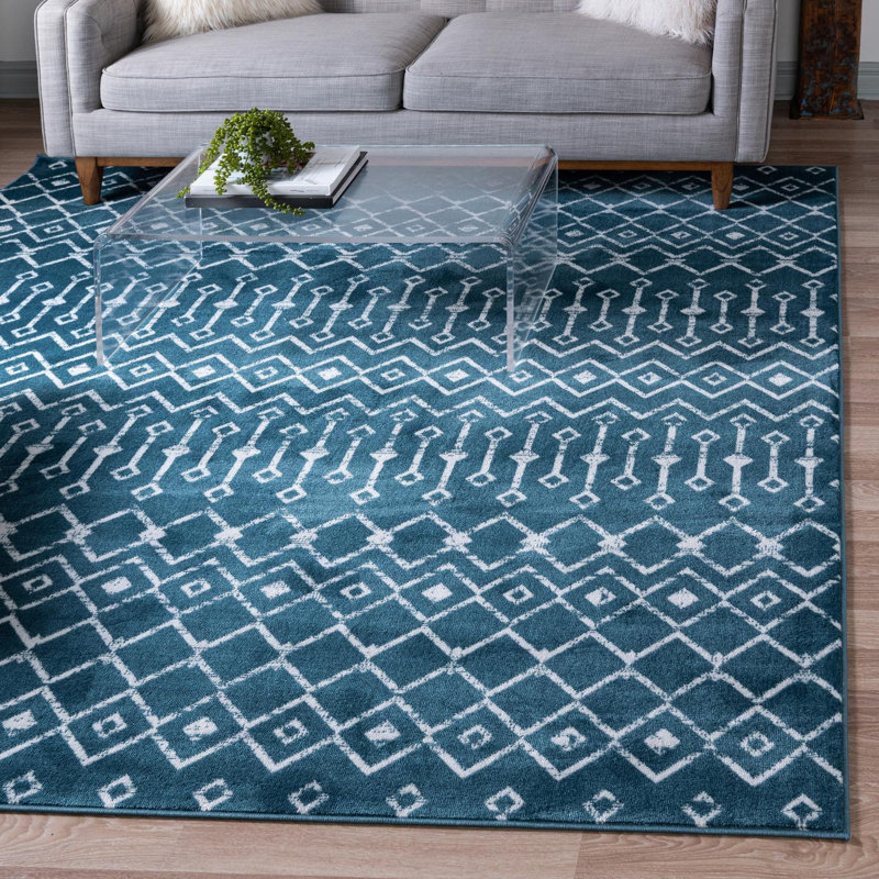 Balanger Geometric Indoor Rug, Square 7'10"