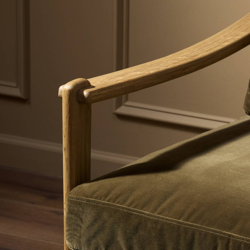 Chaise Barwin - Vert olive, Vert