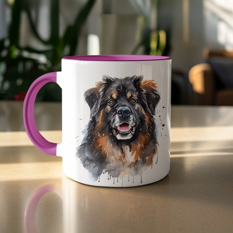 Ceramic Coffee Mug, 1, Purple