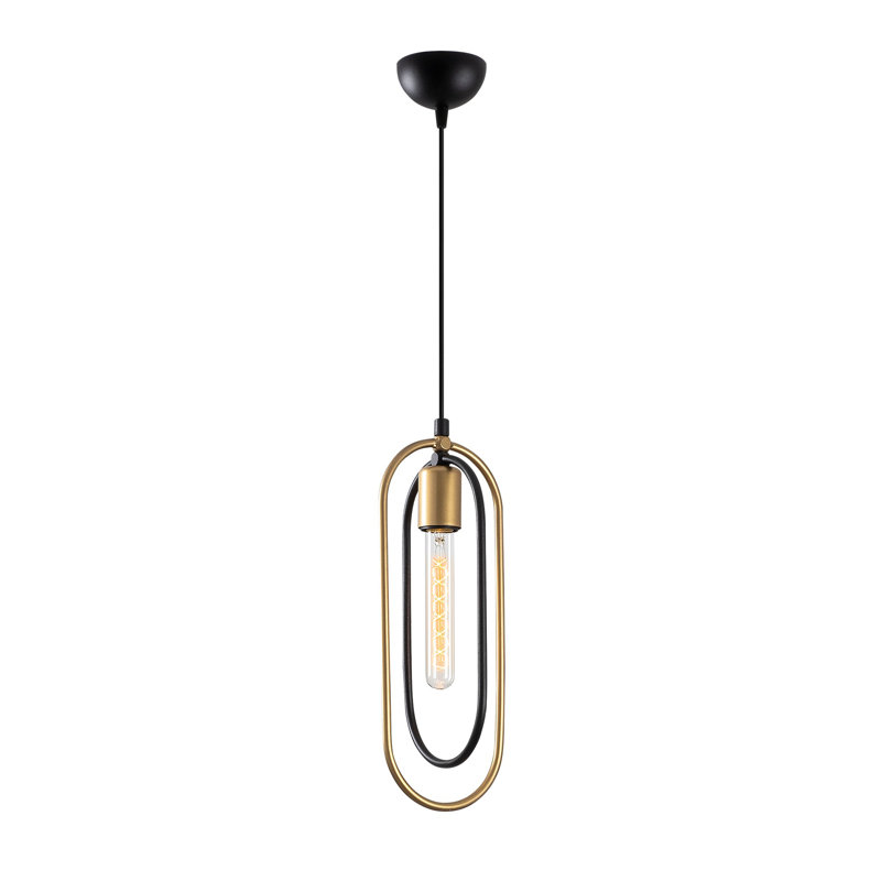 Aero 1 - Light Single Adjustable Height Geometric Pendant
