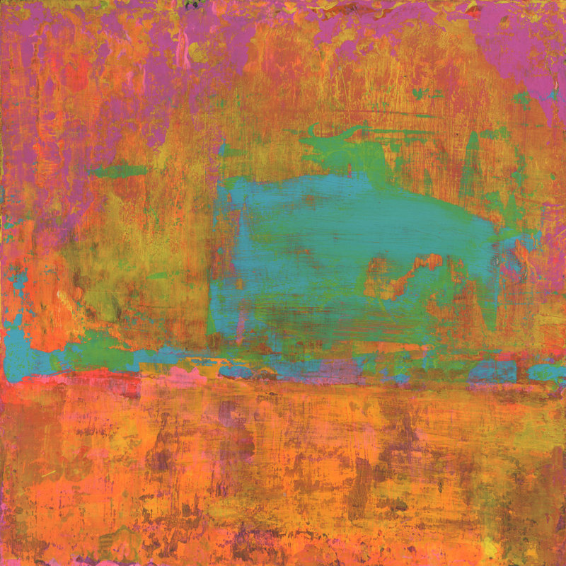 Hifi Abstract II by Elena Ray - Wrapped Canvas Painting, 51cm H x 51cm W