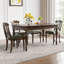 Table de salle à manger rectangulaire en bois manufacturé-1643129717