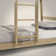 Lit superposé simple au-dessus d'un lit simple en bois massif scandinave Bustillo