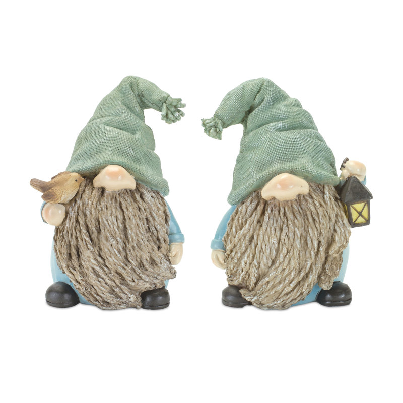 Trinx Dimphia 4 Piece Resin Gnome Set