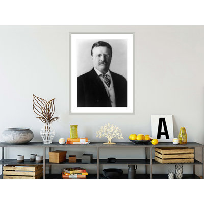 «Theodore Roosevelt» par Pach Brothers, impression giclée sur cadre