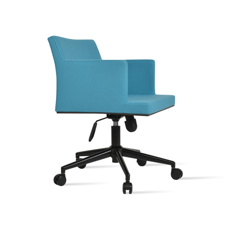Chaise de bureau Soho, Turquoise