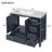 36" Bathroom Vanity with Ceramic Sink Combo