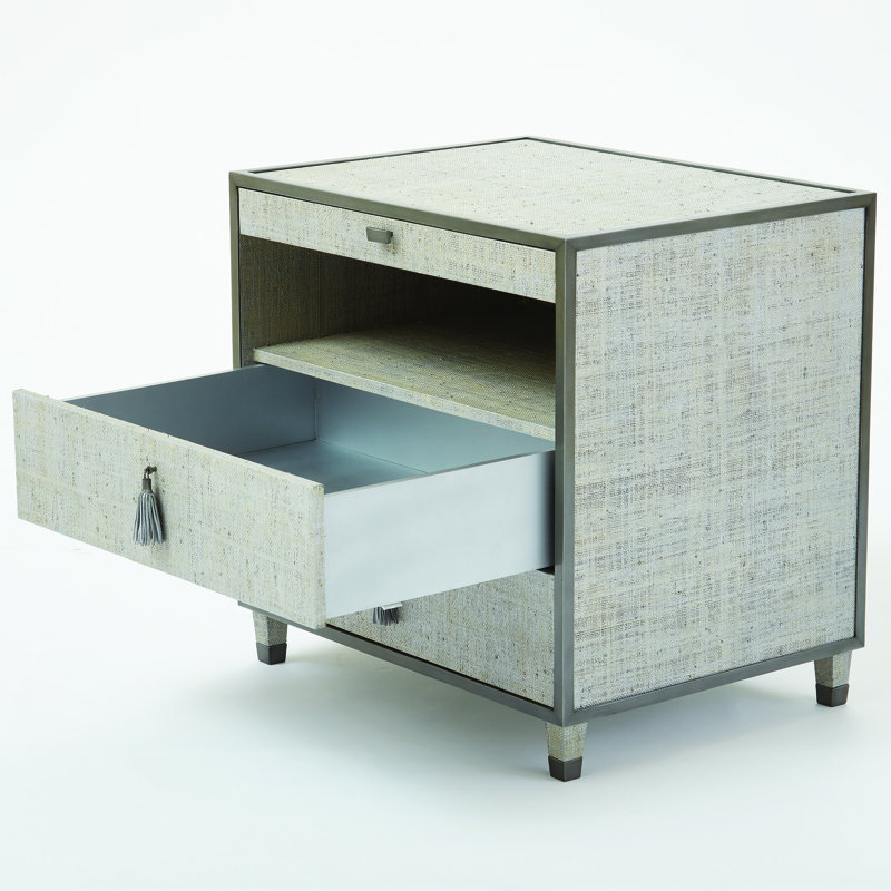 Bedside Chest, Silver
