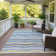 Machine Washable Indoor/Outdoor Micelotta ACN2333 Stripes Rug