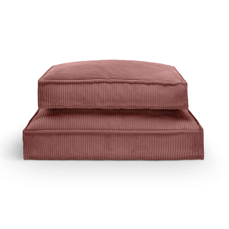 Nairne Polyester Pet Bed, 15cm H x 76cm W x 60cm D, Red
