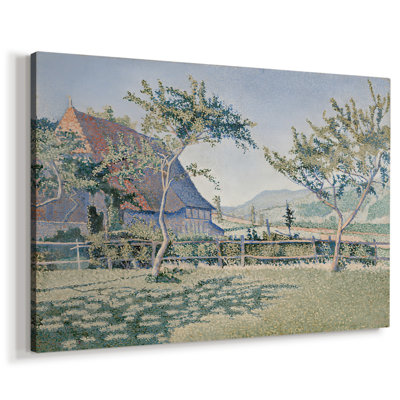 Comblat-le-Château, la prairie-Paul Signac-Toile tendue avec châssis-1886
