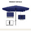 Parasol de marché 92,13 po Jamshida-2058135431