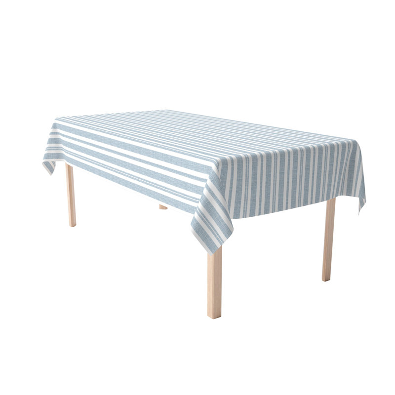 Rectangular Tablecloth, 100% Cotton, 60X84", Country House Stripe