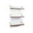 Wall Mounted Rustic Decorative Hanging Metal Bracket Triangle Shelf-1118430241