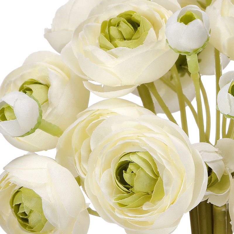 Bouquet de renoncules de jardin 11 po, Vert