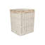 Wicker Laundry Bin with Garden Rose Lining