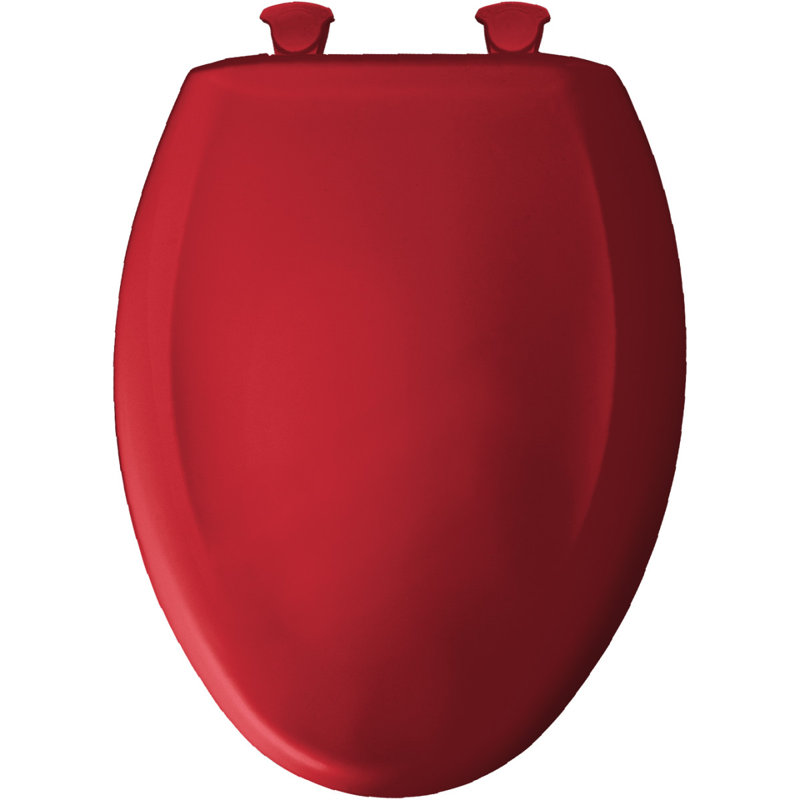 Elongated Toilet Seat and Lid, Red