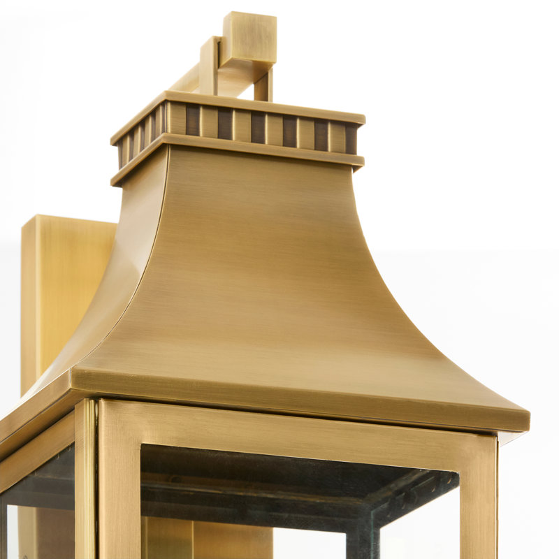 Salem Solid Brass Flush Mounted Sconce