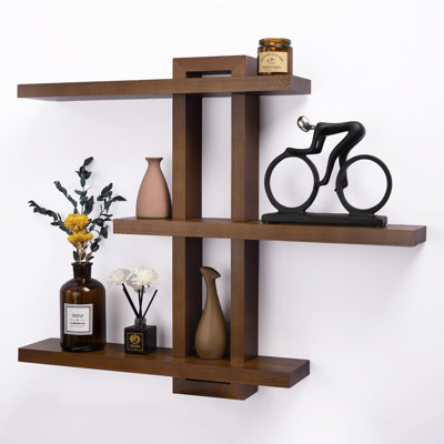 Rashanda 3 Piece Pine Tiered Shelf