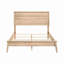 Mobilier de chambre à coucher de style classique avec finition chêne naturel 1pc
