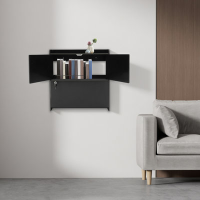 Wall-Mounted Folding Table Cabinet