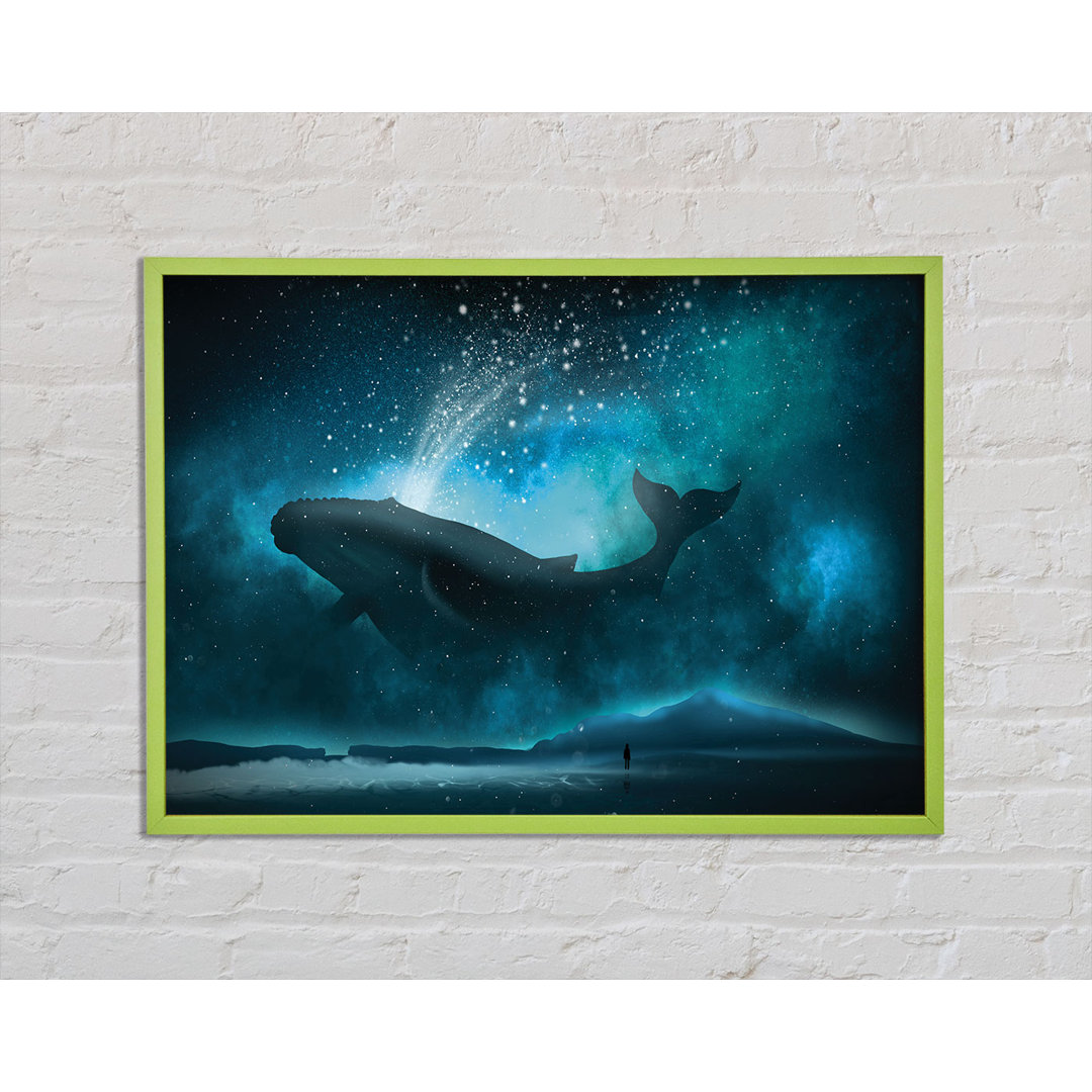 Ashmeet The Whale Of The Universe - Einzelne Bilderrahmen Kunstdrucke