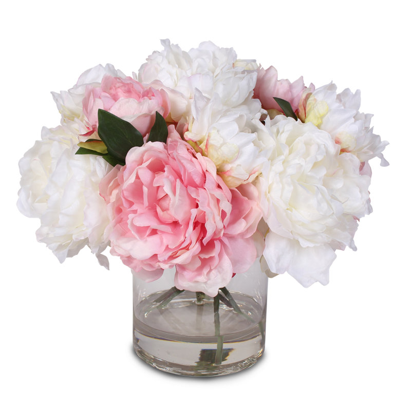 14 " Silk Peony Arrangement