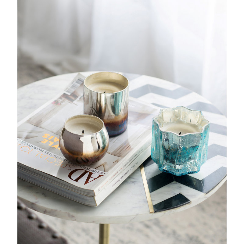 Bougie ronde parfumée au mercure