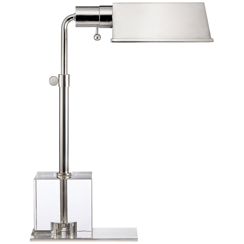 Jennings Desk Table Lamp, Polished Nickel, Polished Nickel