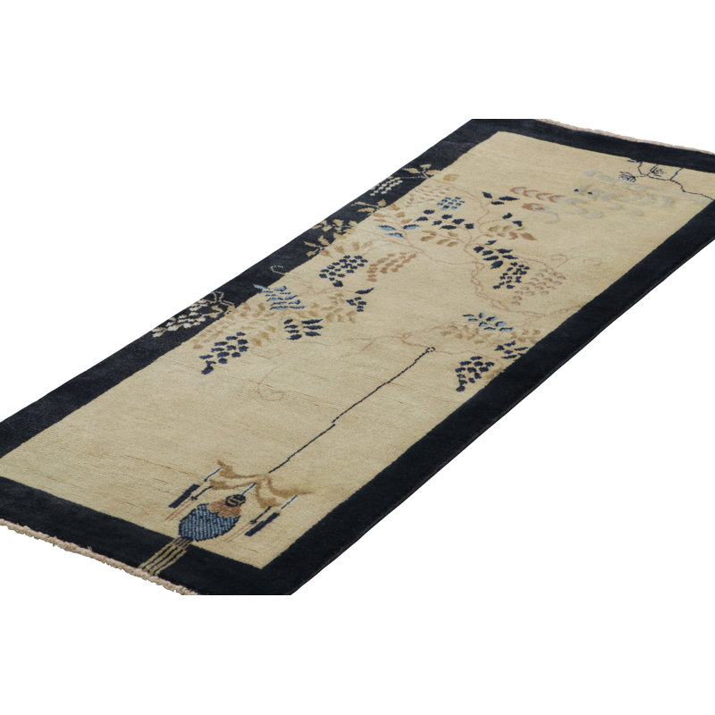 One-of-a-Kind 1'10x4'11 Hand Knotted Area Rug