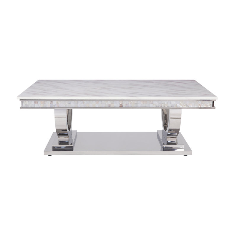 Table basse Maleeha, Silver