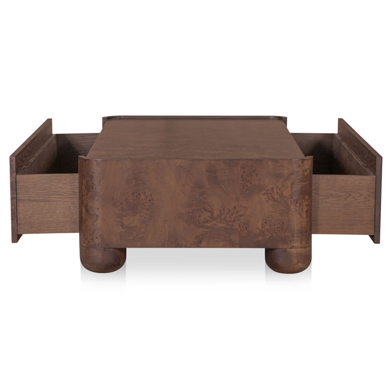 Gibson Coffee Table Natural, Dark Brown