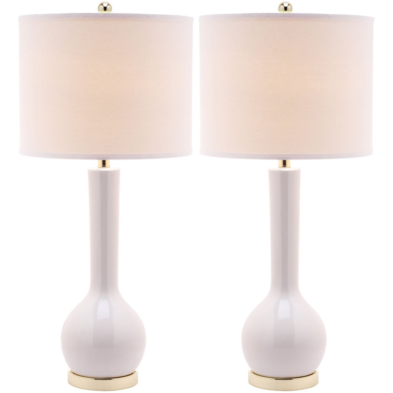 Sergio Ceramic Table Lamp, White