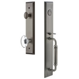 Fifth Avenue One-Piece Dummy Handleset with C Grip and Provence Knob