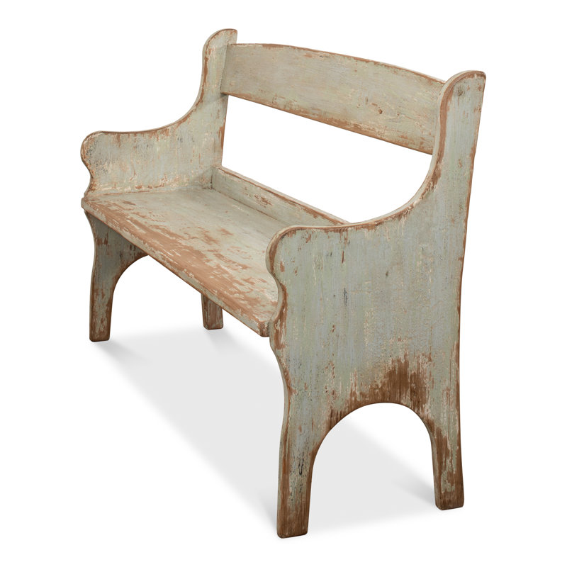 Arlo Solid Wood Bench, Green