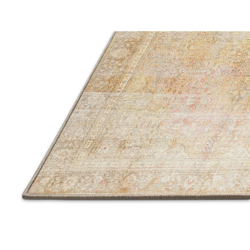 Tapis oriental beige, Rectangle 5 pi x 7 pi
