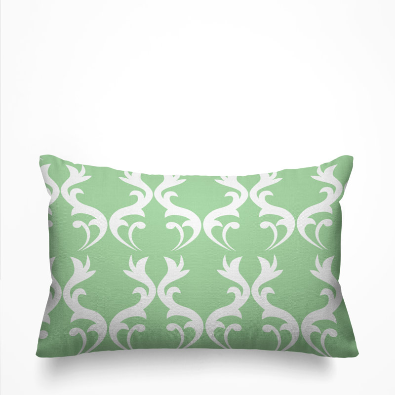 Housse et insert de coussin d'extérieur Galton, Menthe