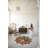 Green Pink Themed Mixed Shape Patterned Modern Woven Base Round Decorative Carpet-199209066