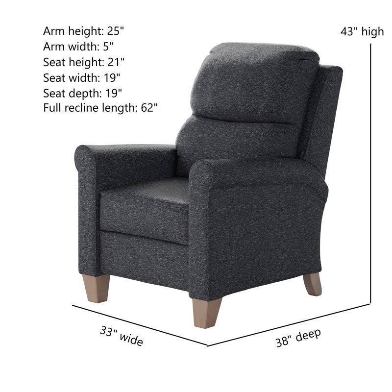 Fauteuil inclinable 2 pieds Pep, Bleu
