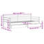 Blasingim Solid Wood Daybed with Trundle-718935436-718935521