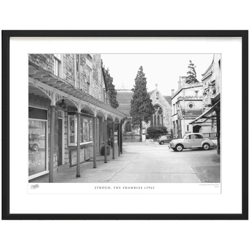 Stroud, The Shambles C1965 by Francis Frith - Single Picture Frame Print, 60cm H x 80cm W x 2.3cm D