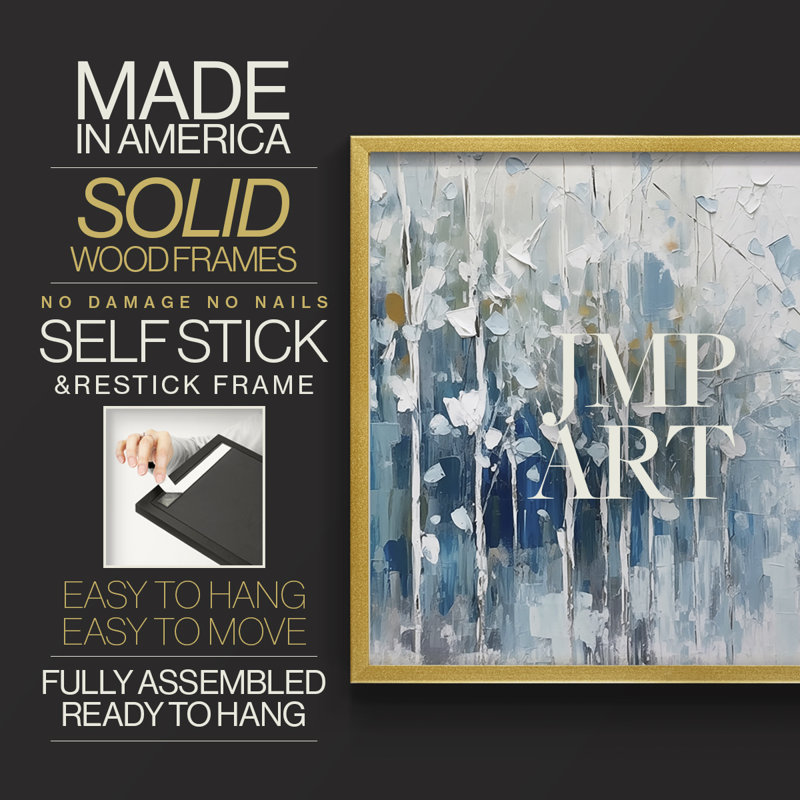 Abstract Series-CLI -Framed Print - Restickable, 8" H x 10" W