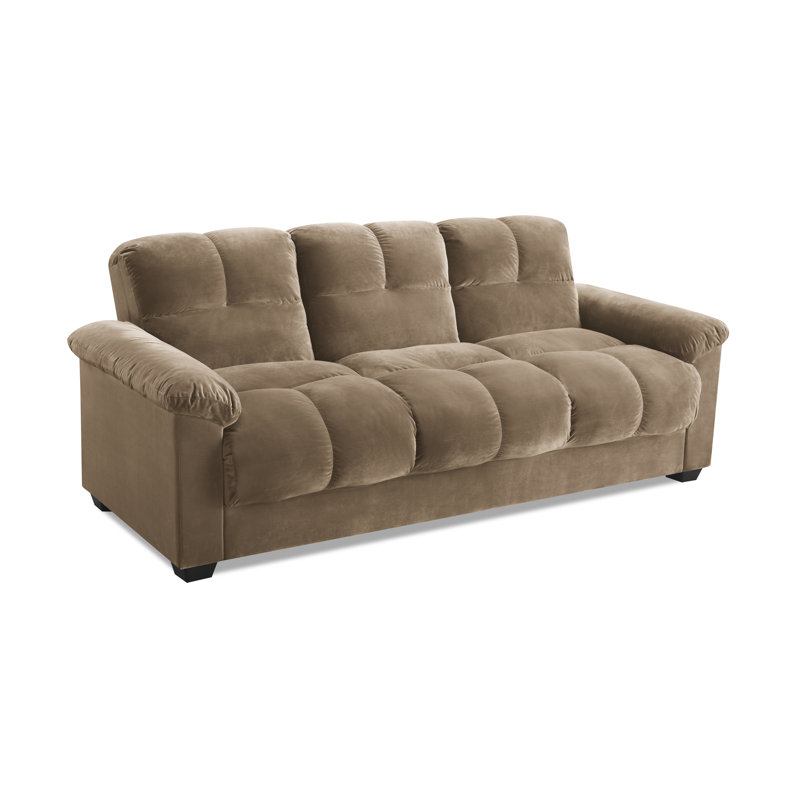 Laymantown Sofa Bed, 3, Brown Velvet
